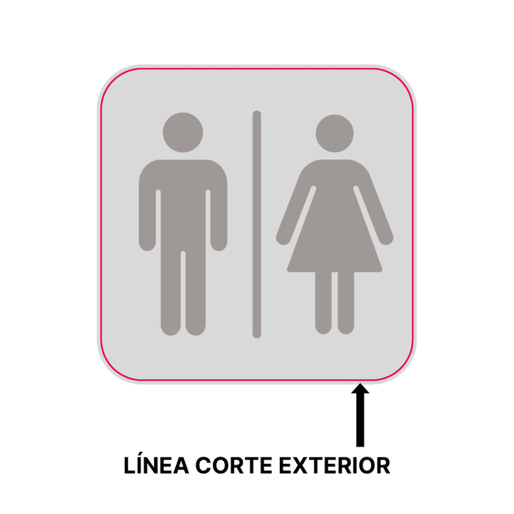 Troquelado forma exterior