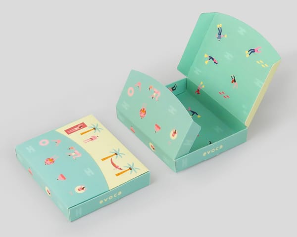 Caja para fotos abierta