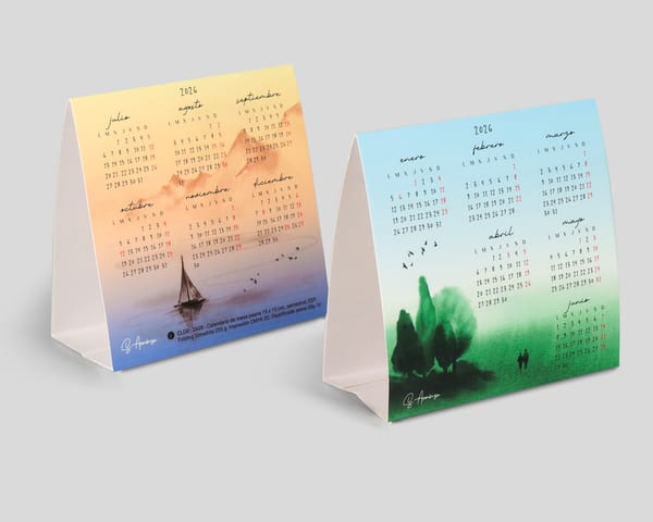 Calendario Mesa Peana