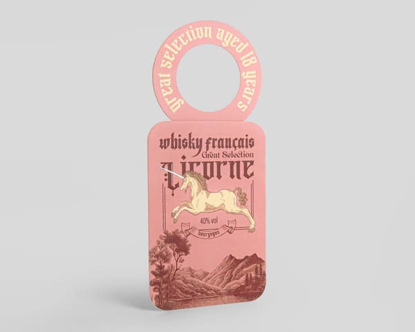 Collarín para botellas rectangular