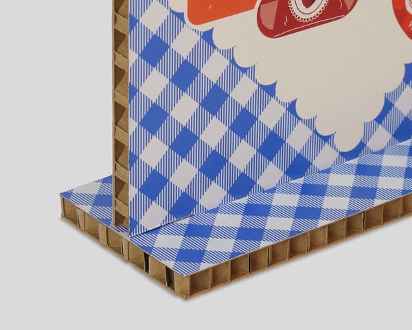 Display Nido de Abeja