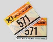 Dorsal para carrera