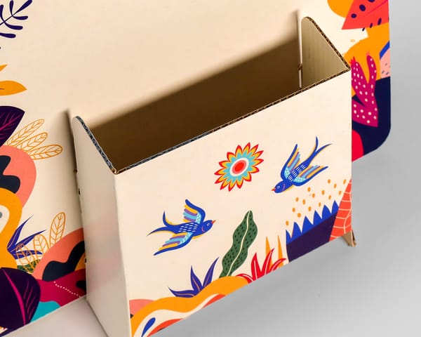 Expositores de mesa portafolletos