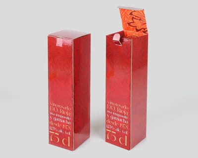 Cajas de Vino Cuadrada