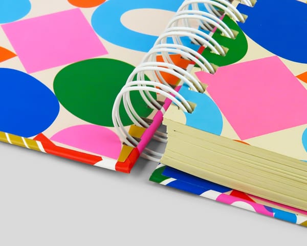 Detalle encuadernado Wire-O tapa dura