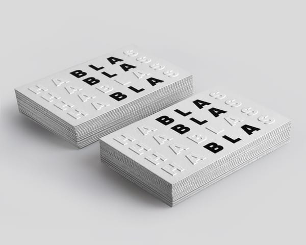 Tarjetas de visita con textura