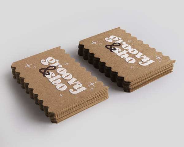 Tarjetas de visita con textura