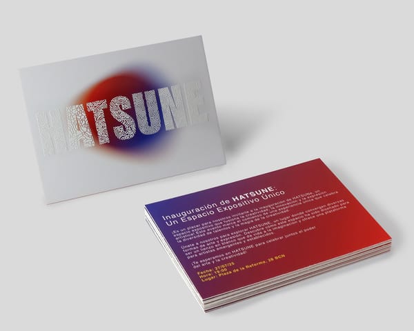 Tarjetón multicapa con textura