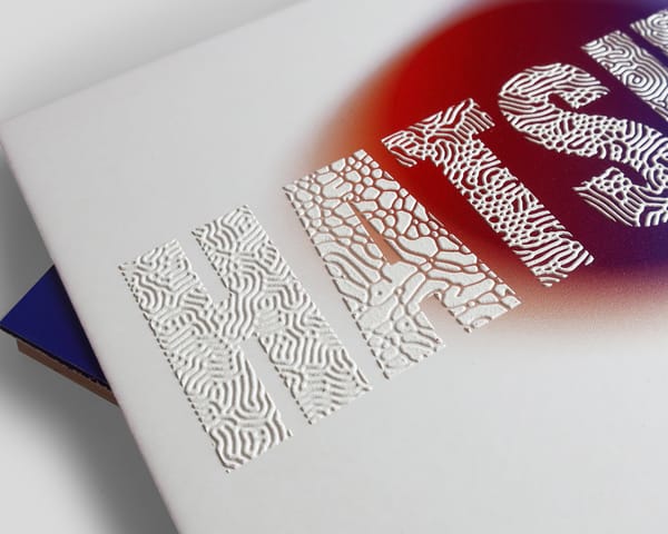 Tarjetón multicapa con textura (detalle)